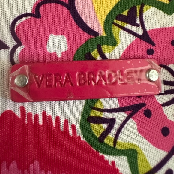 NWT Vera Bradley Neoprene Medium Tablet Sleeve Clementine Pink Orange Yellow - Picture 2 of 9